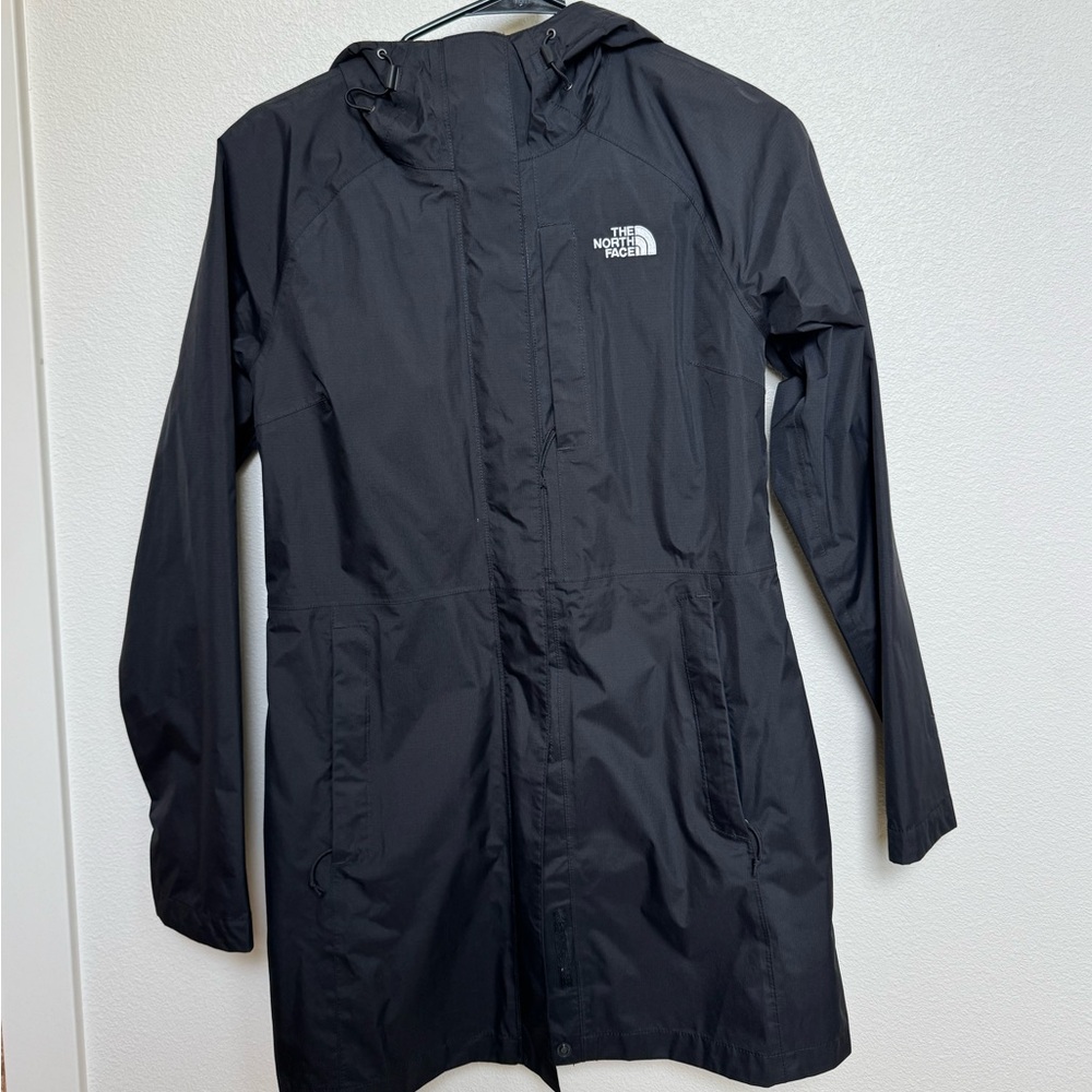 The North Face Women's Black Lightweight Hooded Trench Coat